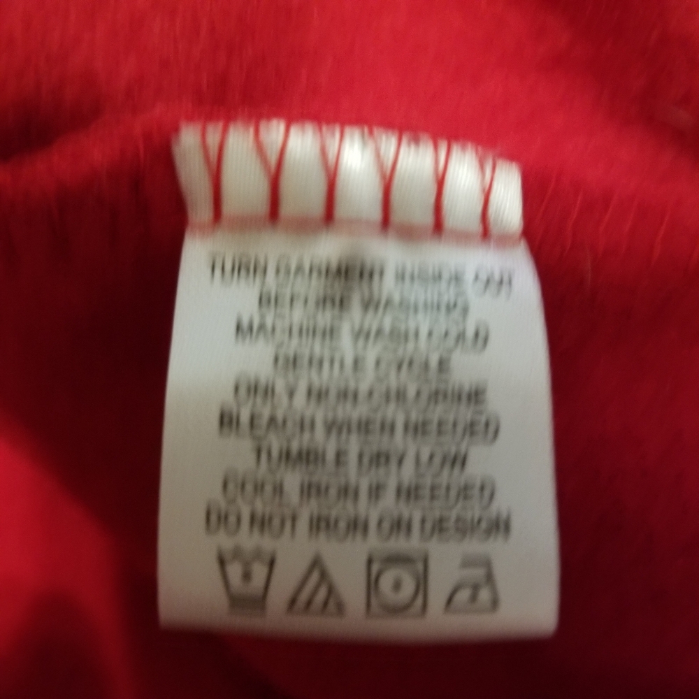 Disney Mickey Mouse Red Scarf Holiday Fleece Lined Unisex Sweatshirt - Picture 8 of 11